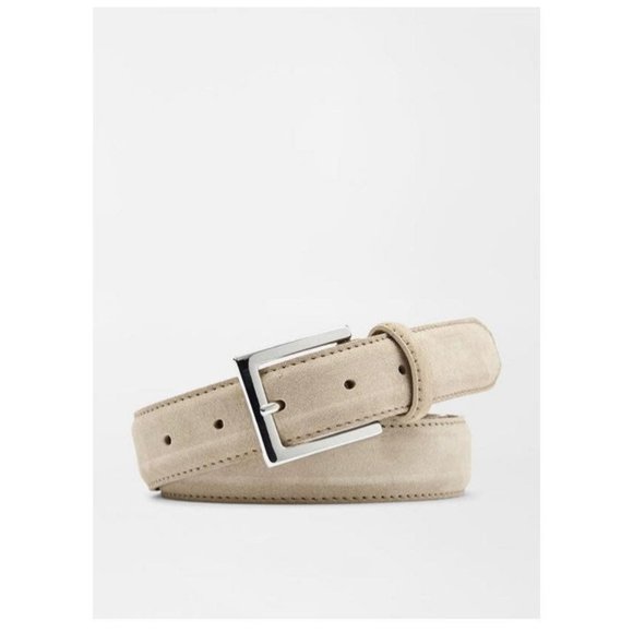 Peter Millar Other - Peter Millar Suede Belt: Sabbia 34/90